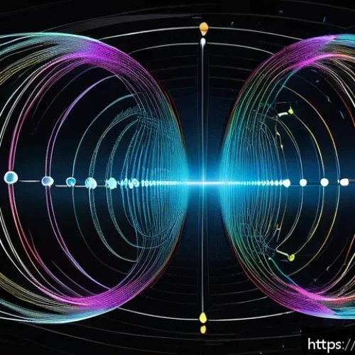 Home 30 파인만 다이어그램과 입자 충돌 - A highly detailed scientific illustration of a quantum particle interaction diagram inspired by Feyn...